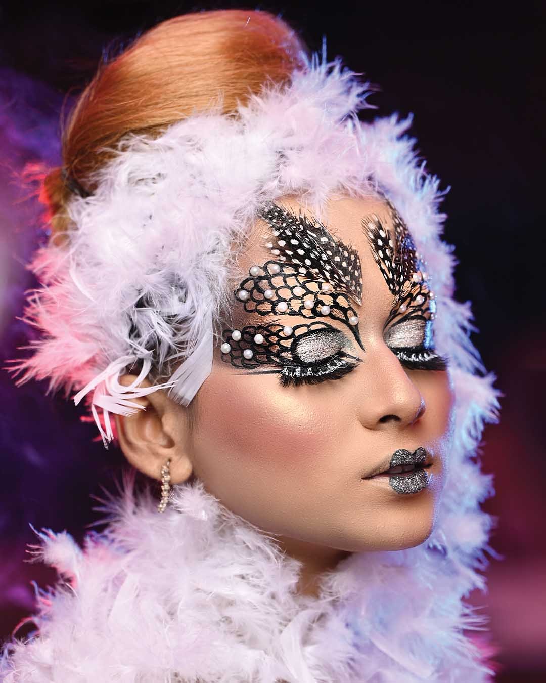 Bridal makeup course look