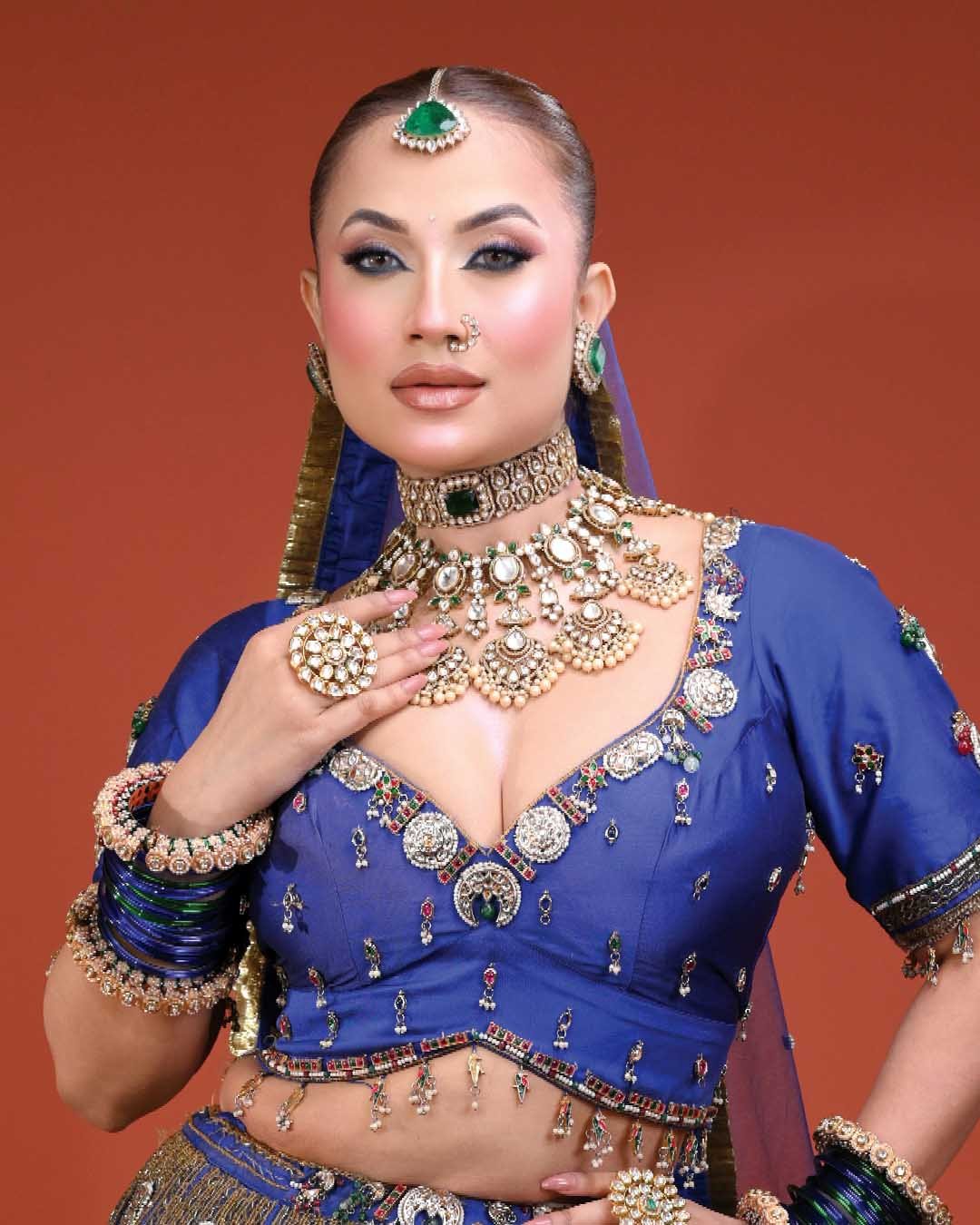 Makeup artist course look