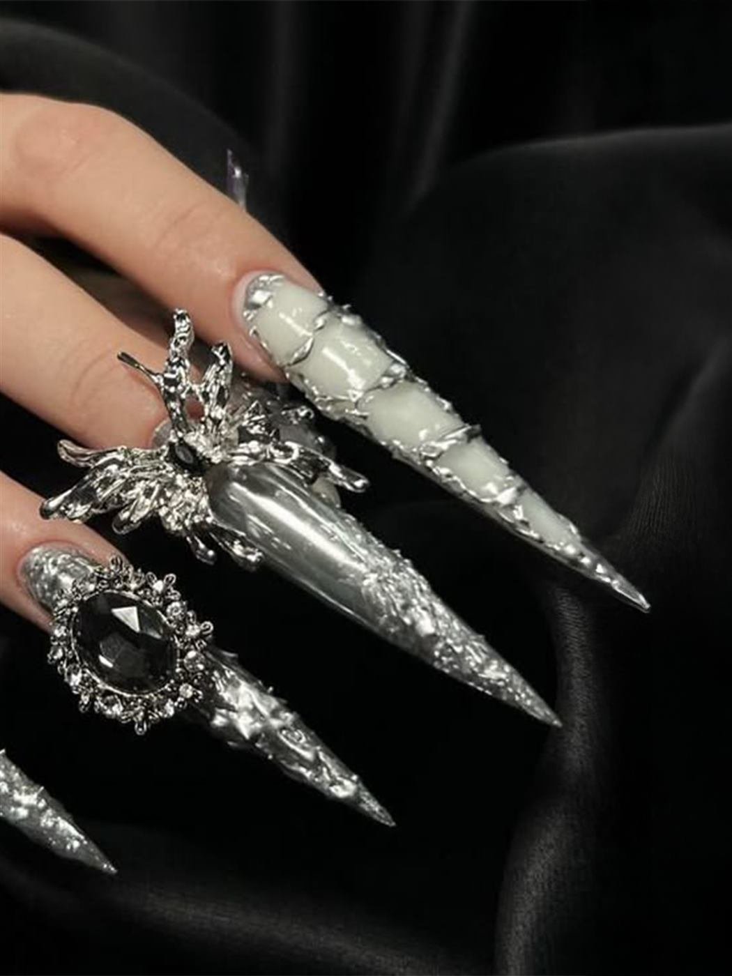 Acrylic nail art design